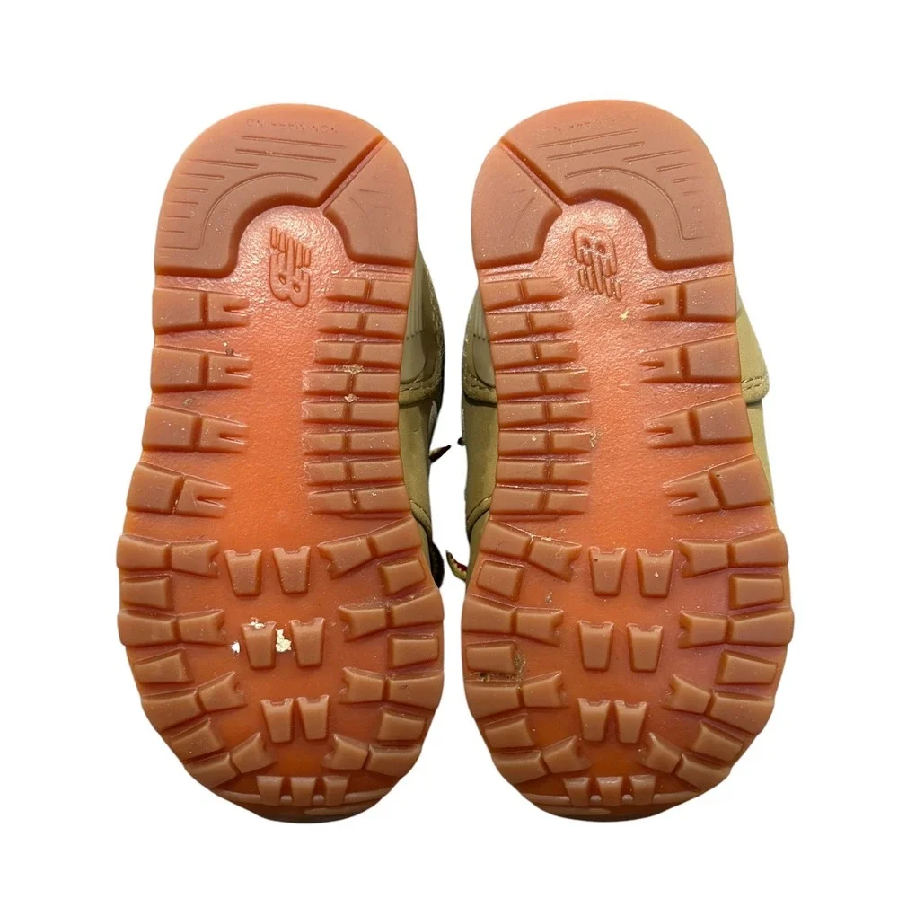 New Balance 574 Kids Toddlers Sneakers Tan Leather Low Top Shoes Size‎ 5